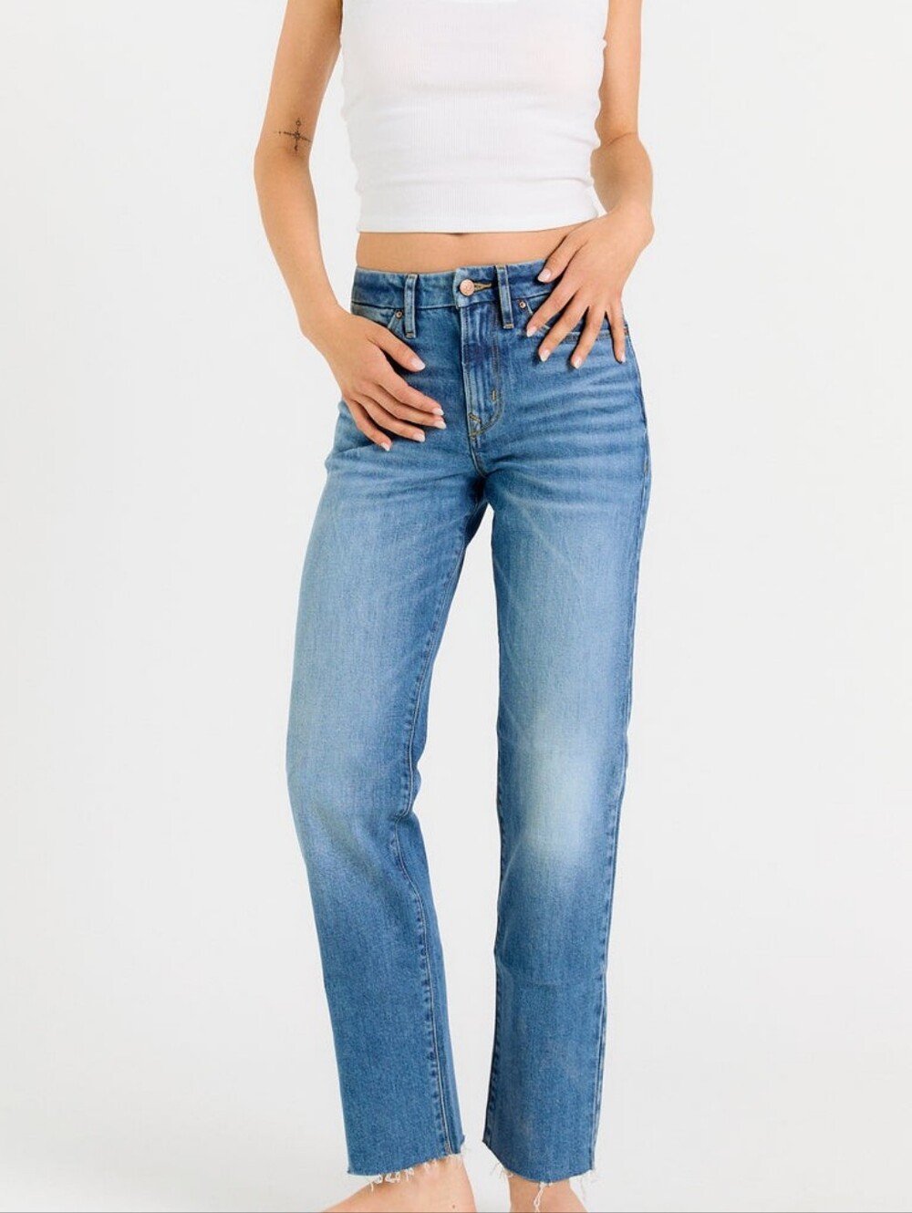 Porter Blue Rebel Straight Jeans in Light Blue Size 28